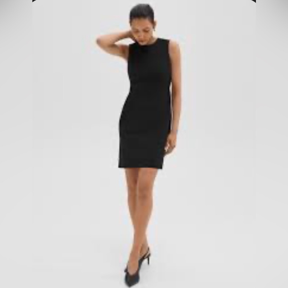 NWT Theory Black Knee high dress. Size 8